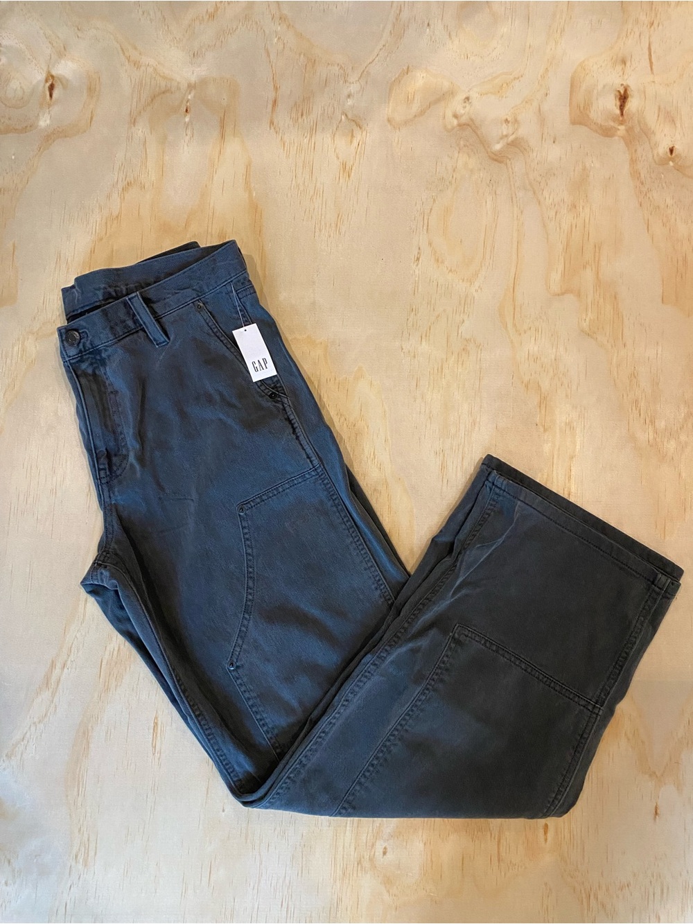GAP Slate Gray Relaxed Utility Jeans